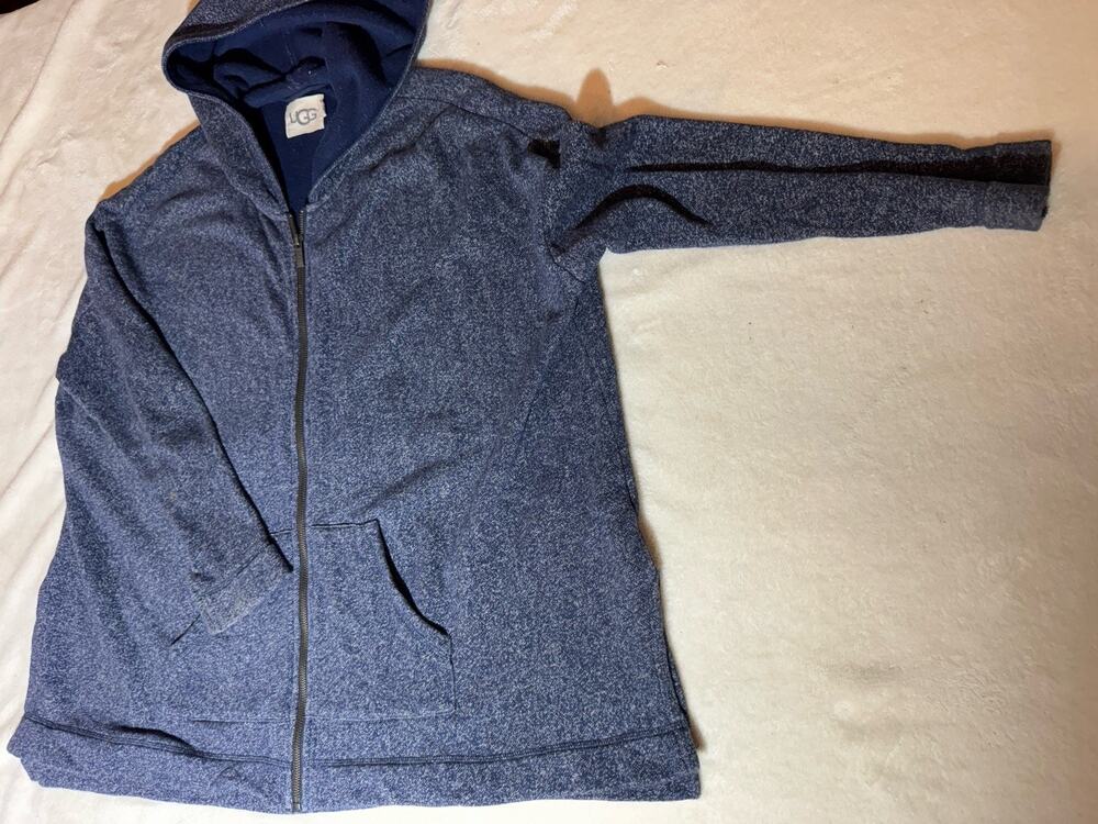 Oversized Uggs Zip Up Hoodie Size Medium Blue Loose Fit